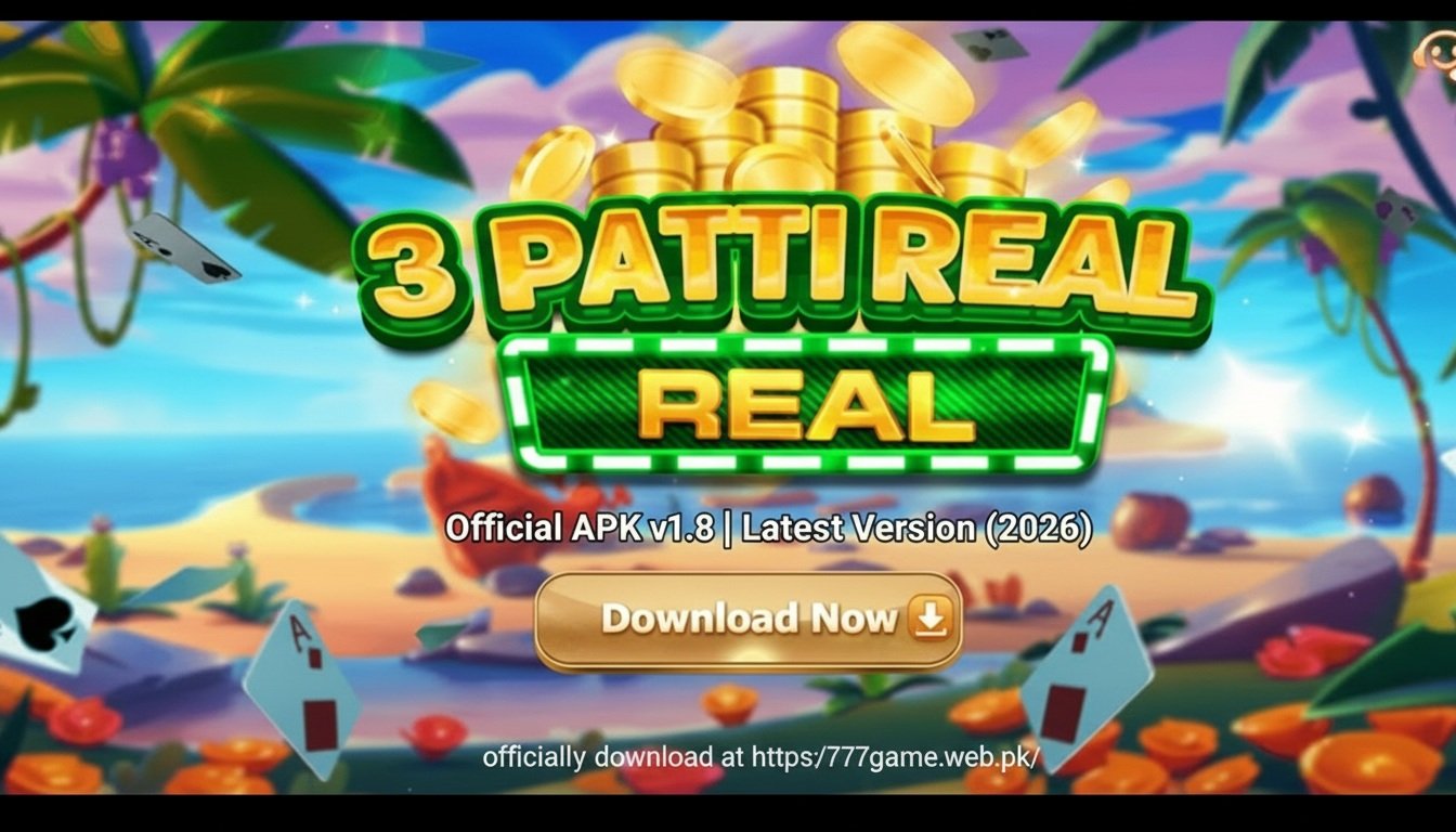 3 Patti Real Game Official APK v1.8 2026 Download Banner